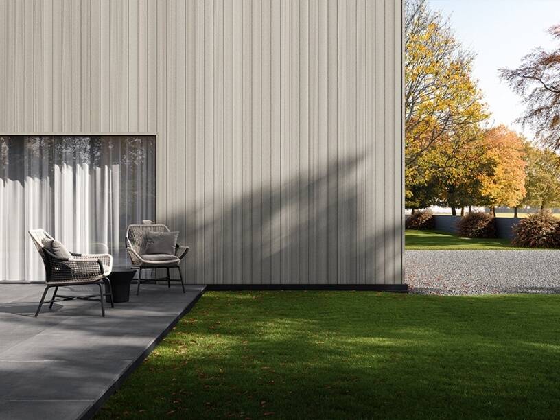 Our Silver Birch Panel Cladding was used on this new build home in Cheshire.