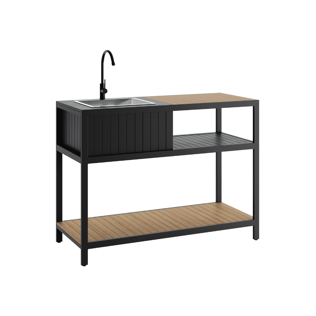 Outdoor Kitchen Sink Unit - Oak