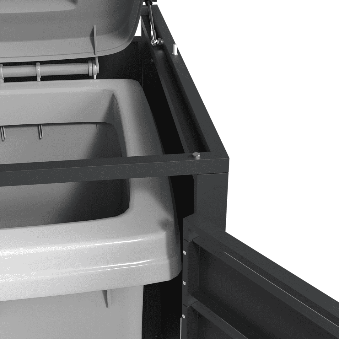 Single Lid Charcoal 10