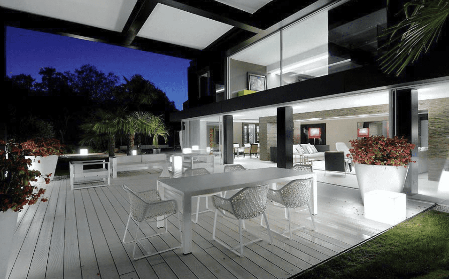 Night time decking project