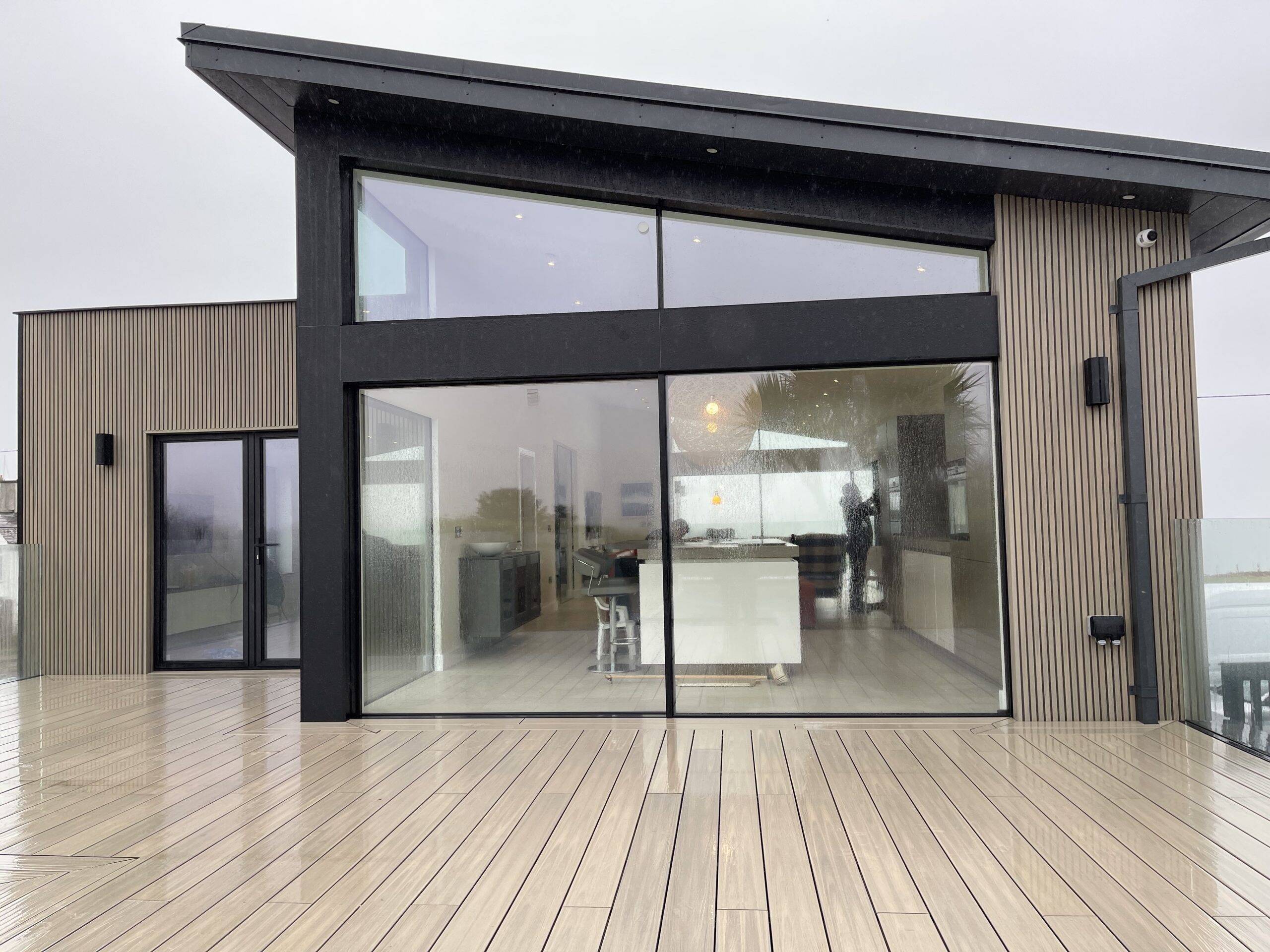 Silver Birch Slatted Cladding Decking