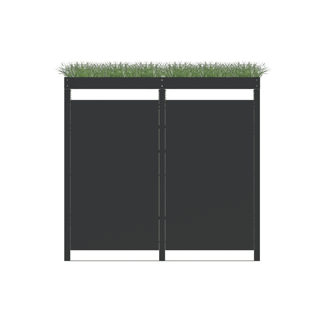 Double Planter charcoal 2