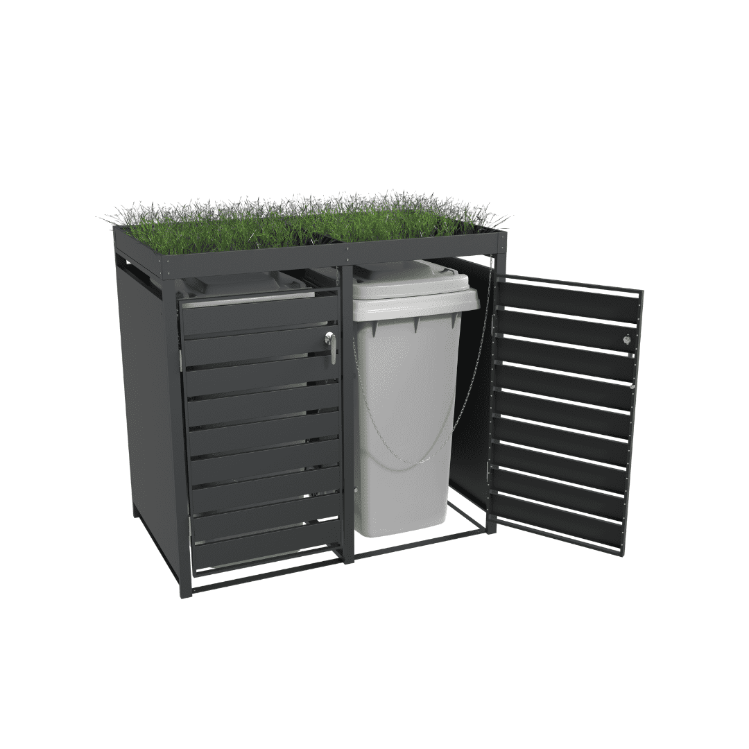 Double Planter charcoal 5