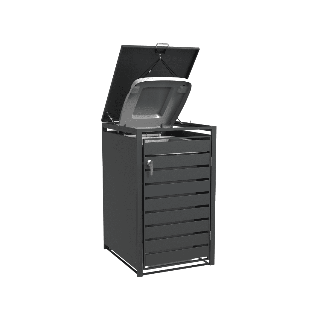 Single Lid Charcoal 4