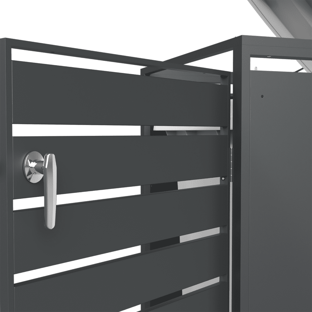 Single Lid Charcoal 9