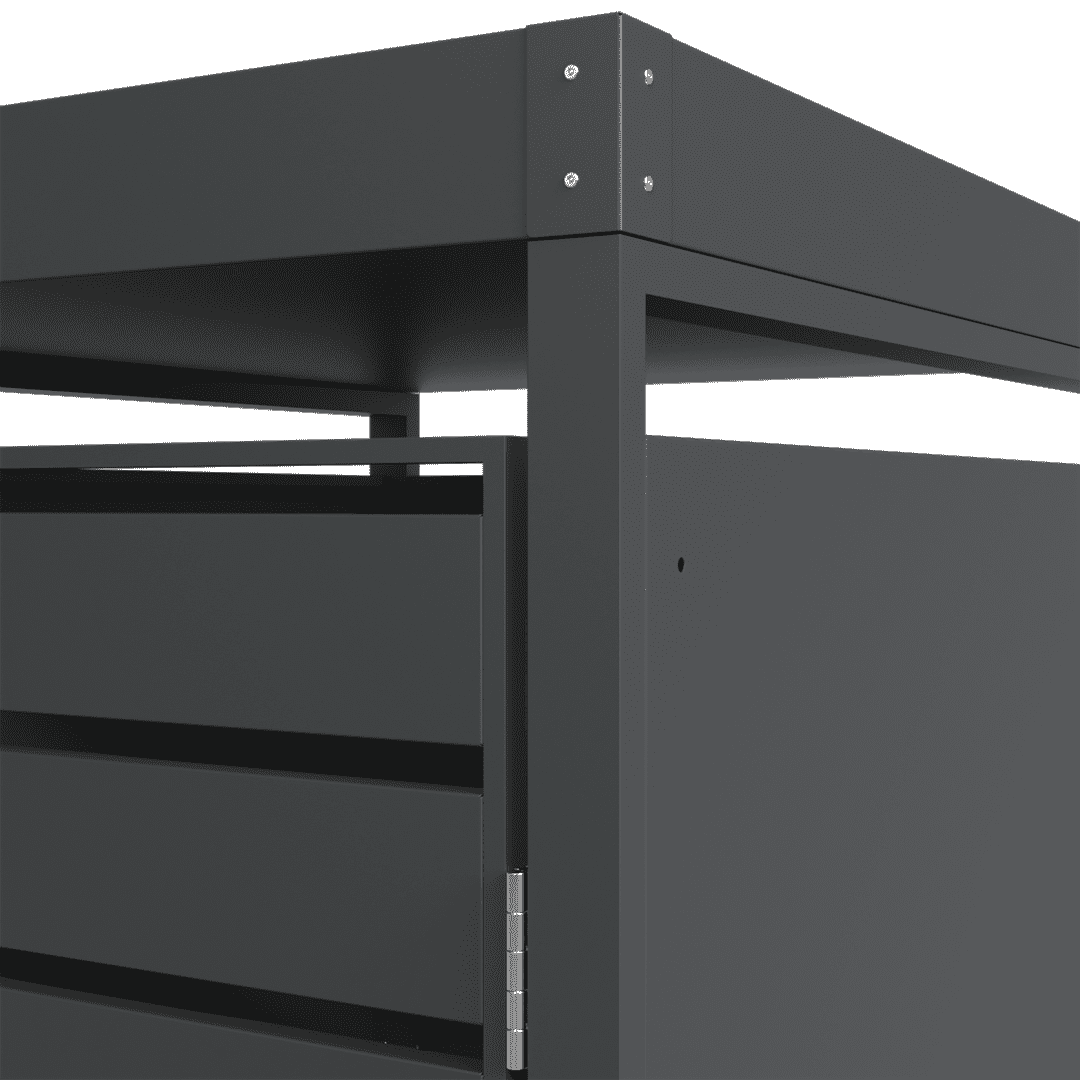 Single Planter Charcoal 9