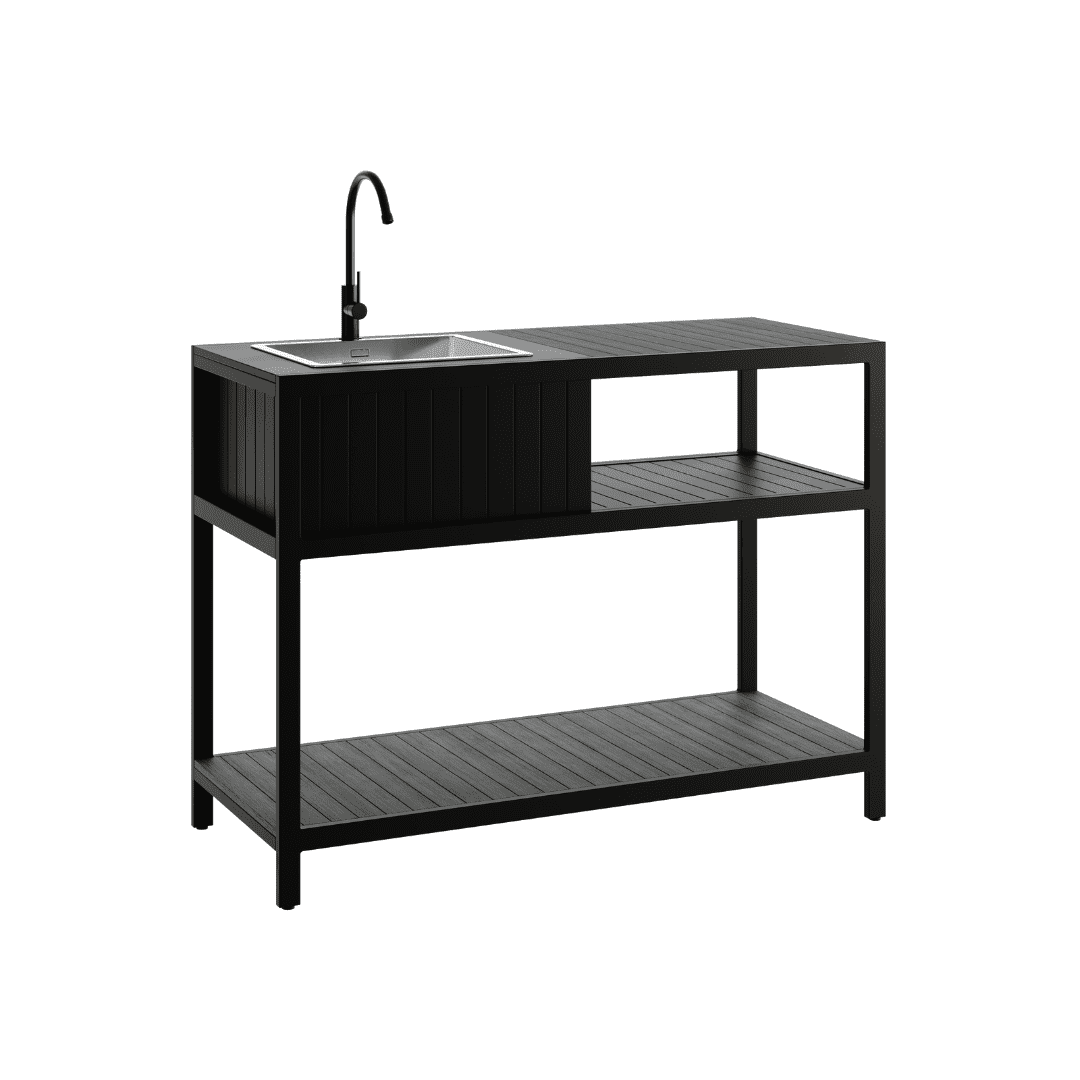 Outdoor Kitchen Sink Unit - Smoke