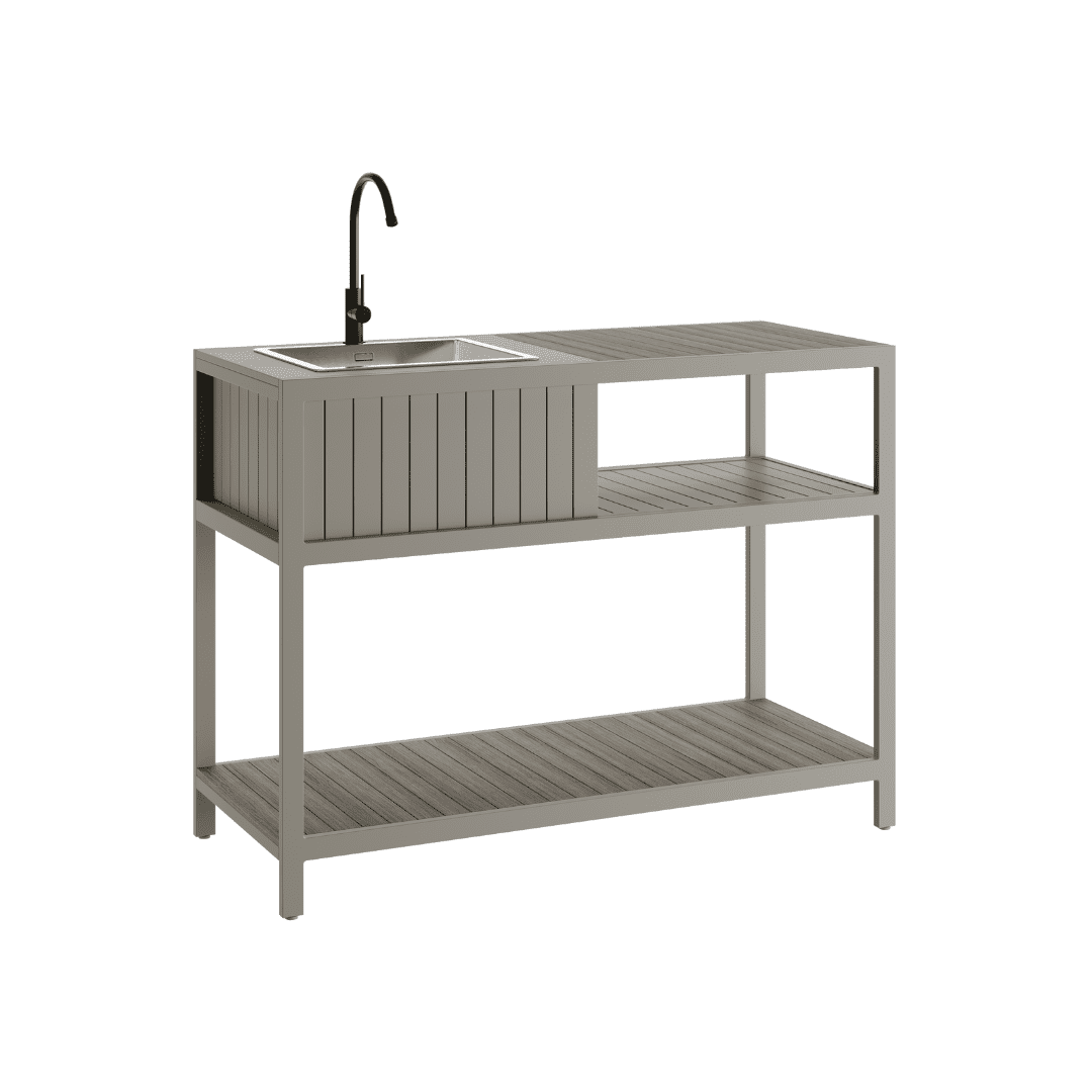 Outdoor Kitchen Sink Unit - Taupe
