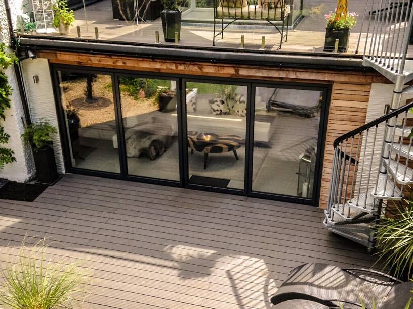 Walnut composite decking project