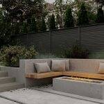 Charcoal Composite Fencing (1)