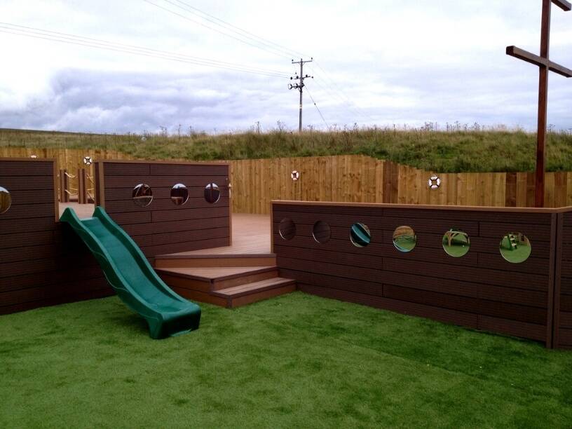 Clarity Walnut & Autumn were used in this commercial project in Rochdale.