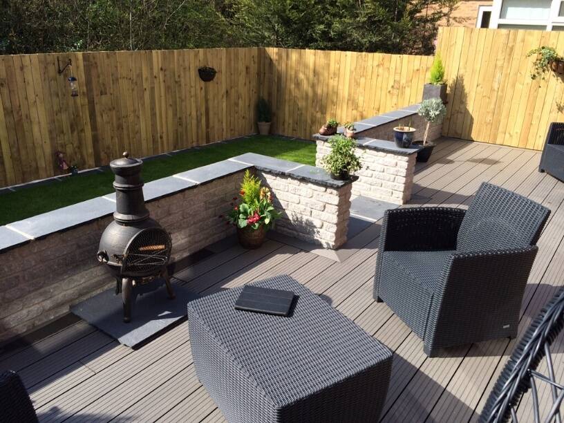 Clarity Walnut decking has been used to complete this Manchester based residential project.