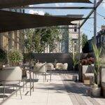 Walnut Composite Fencing Panel