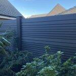 Ecoscape's Composite Fencing in Charcoal Garden