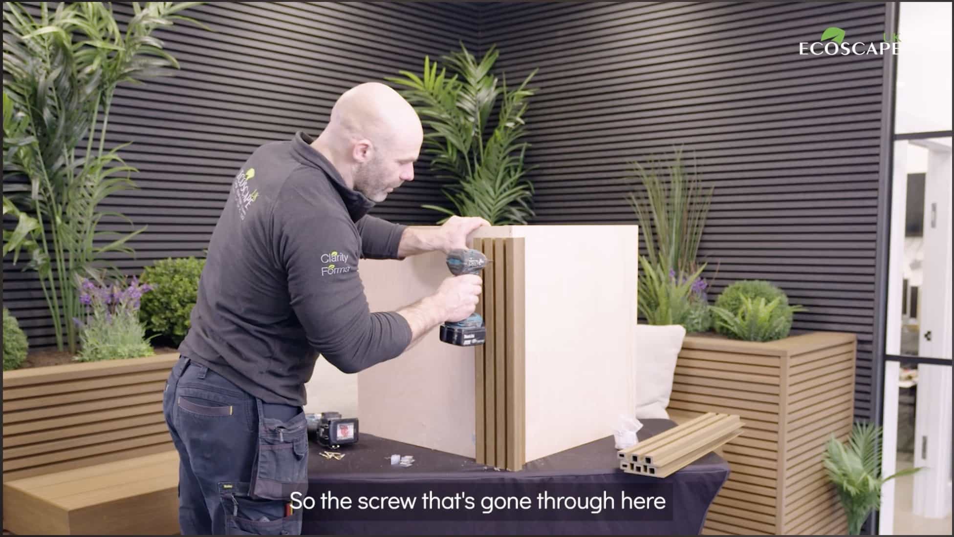 Composite Slatted Cladding Trims