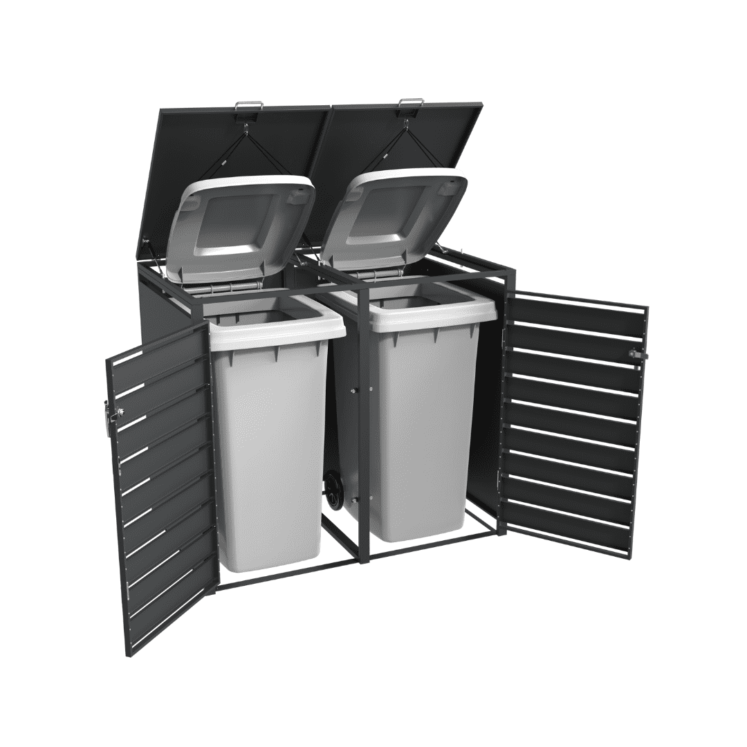 Double lid charcoal 6