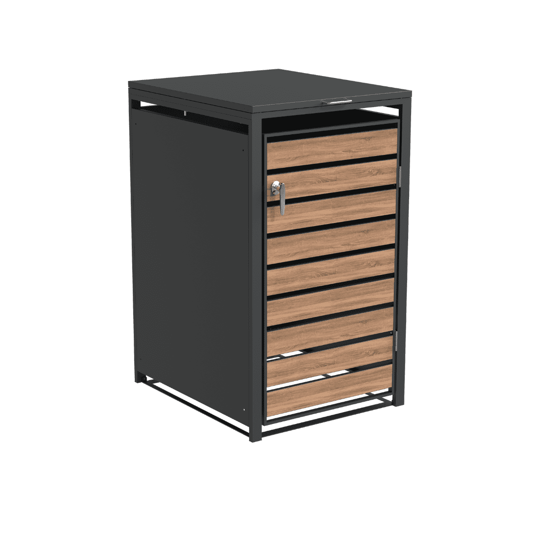 Single lid woodgrain & charcoal 3