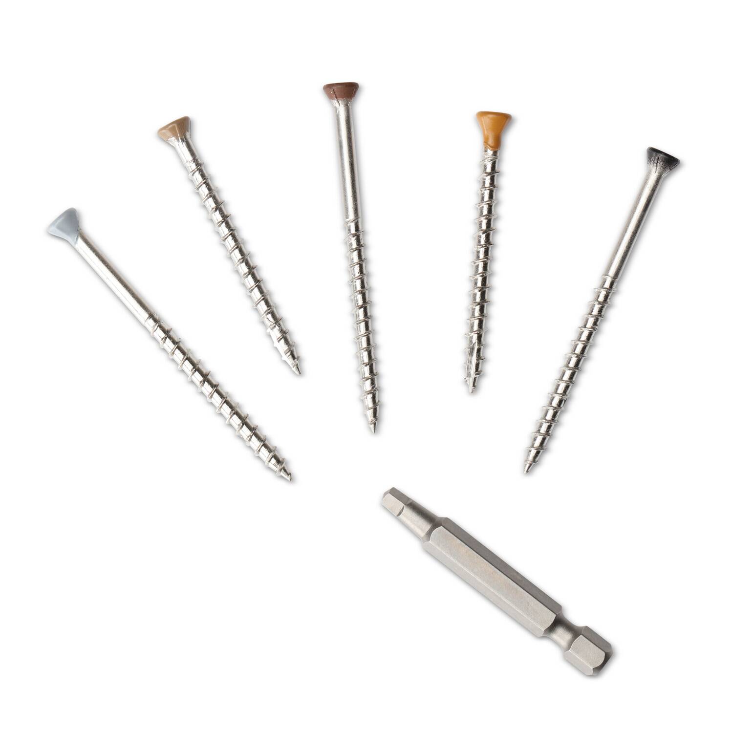 63mm Colour coded screws