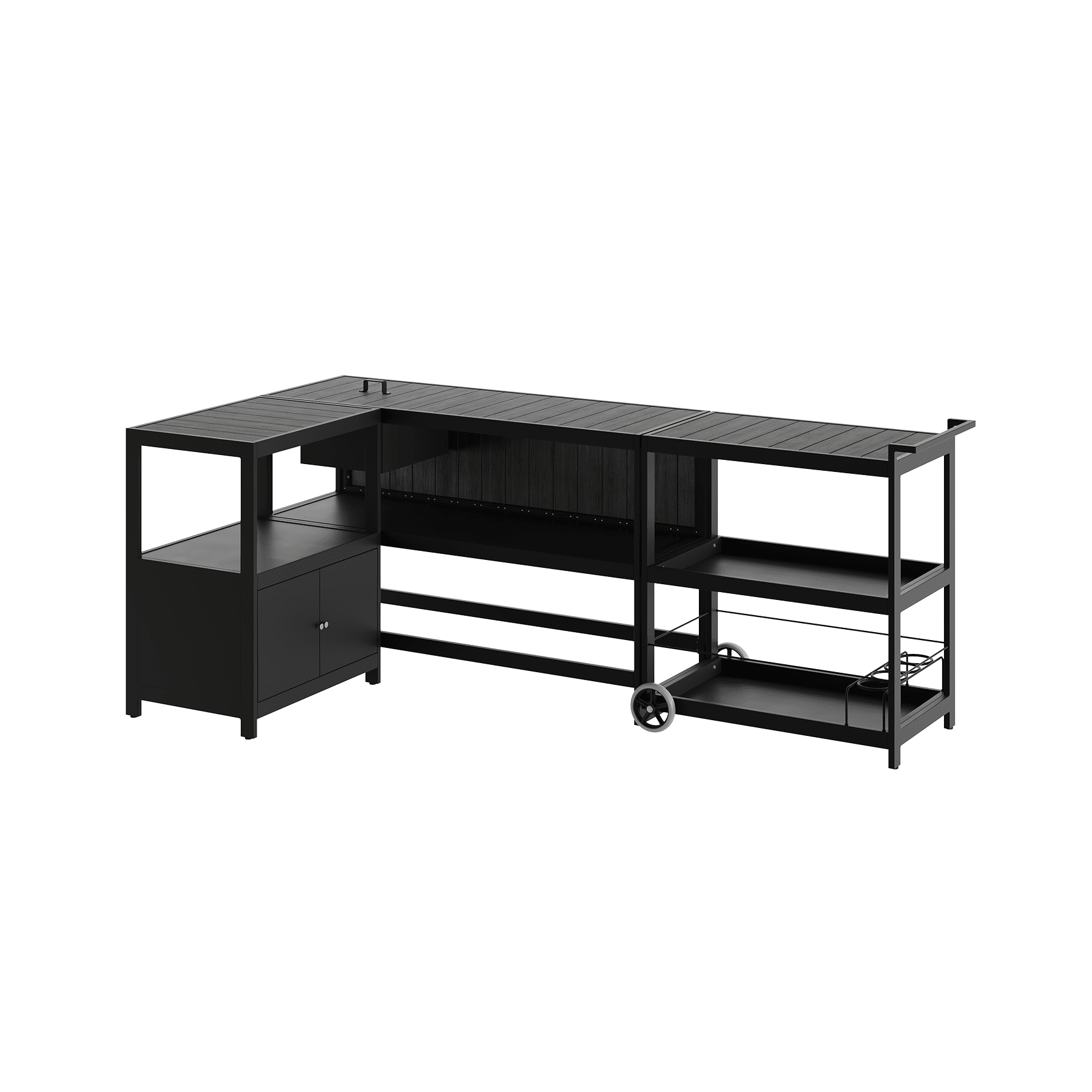 Outdoor Kitchen, Set of 3 Units - Smoke