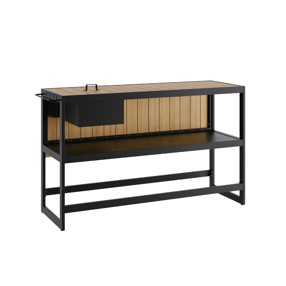 Oak set of 3 kitchen units 1