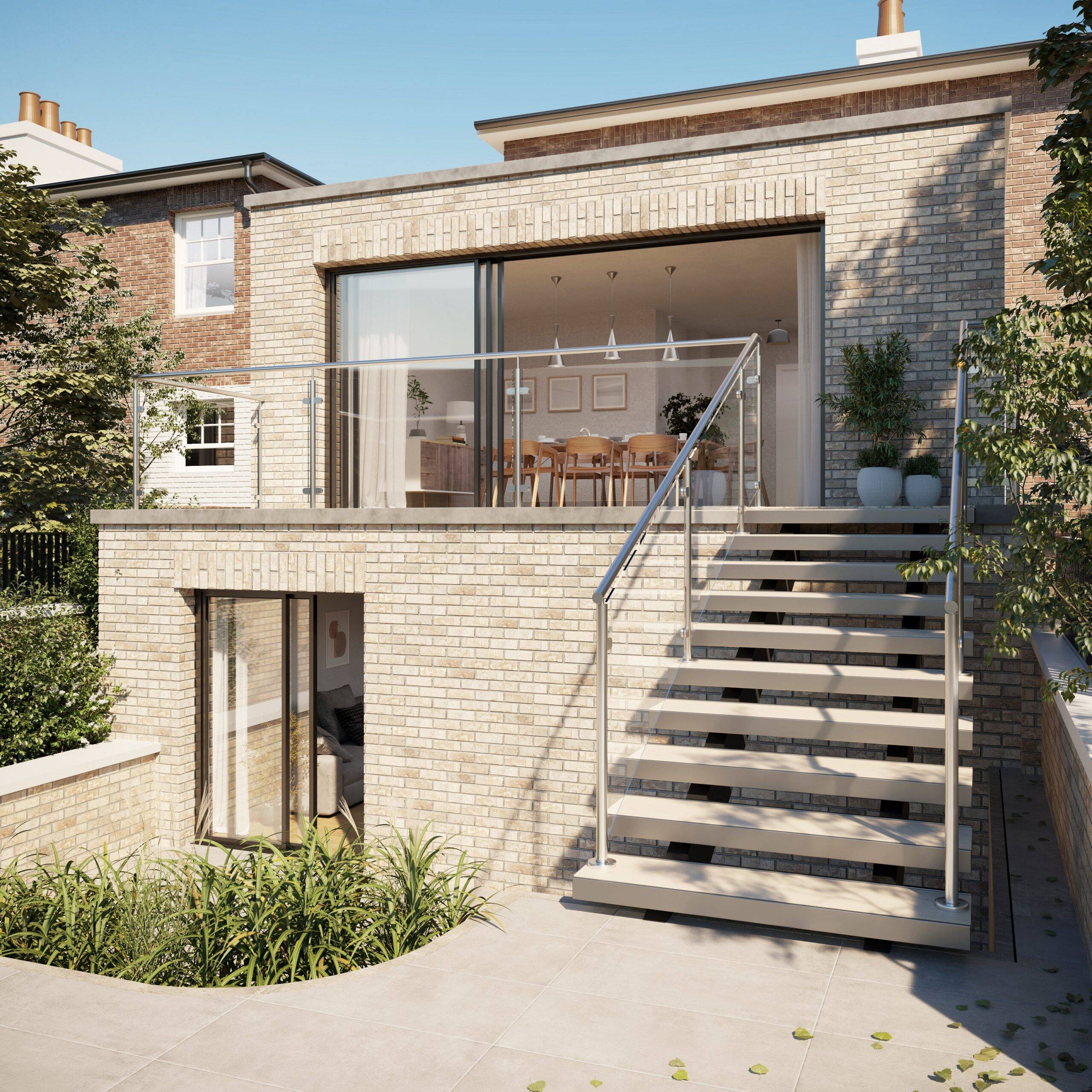 ECOSS_Ecoscape Stainless steel and glass balustrade with handrail_03