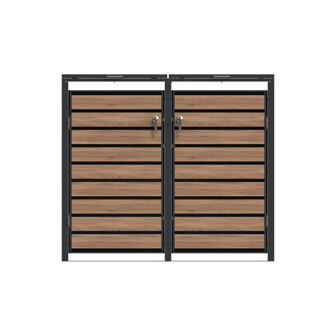 Double lid woodgrain & charcoal 1