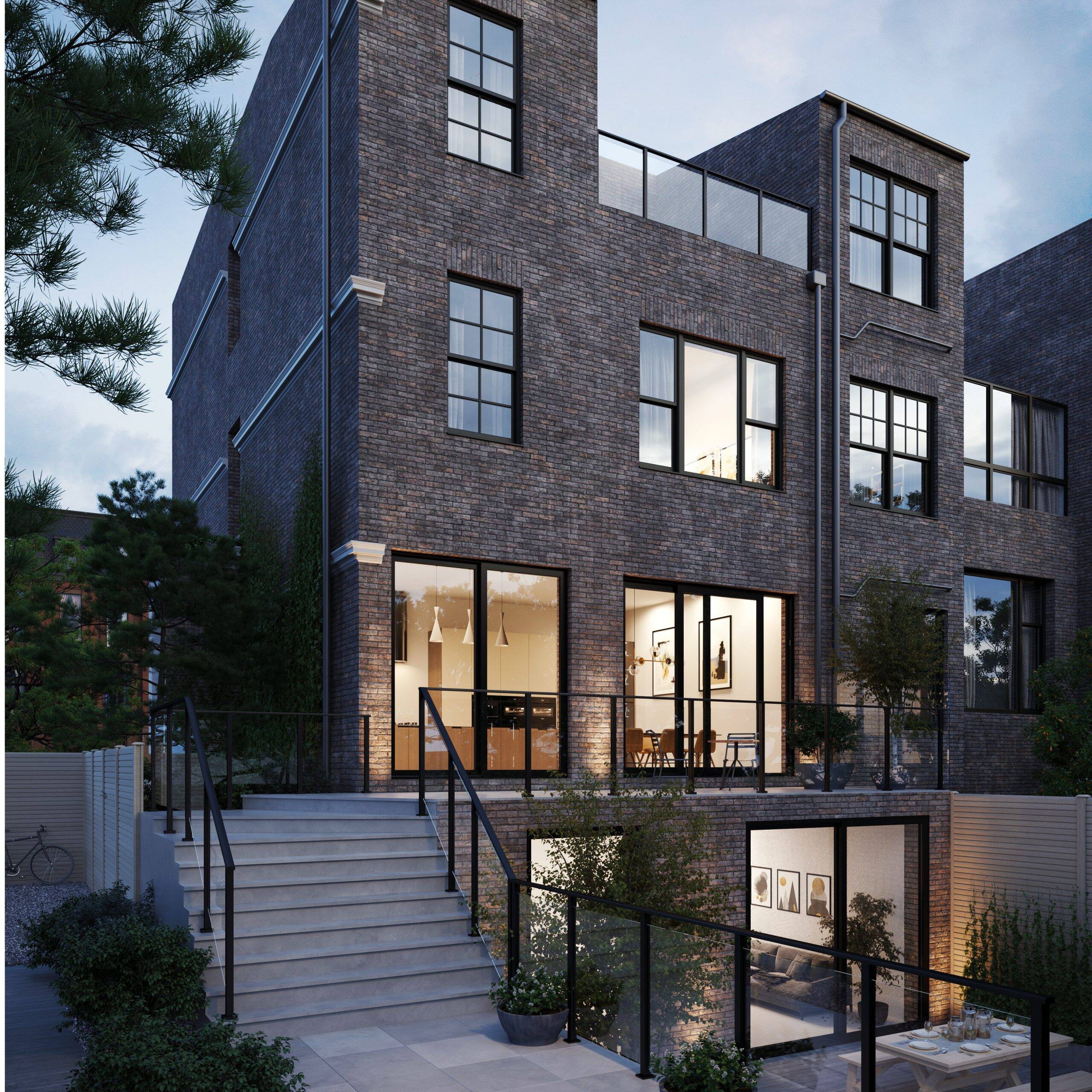 MODA - Black Aluminium with Glass