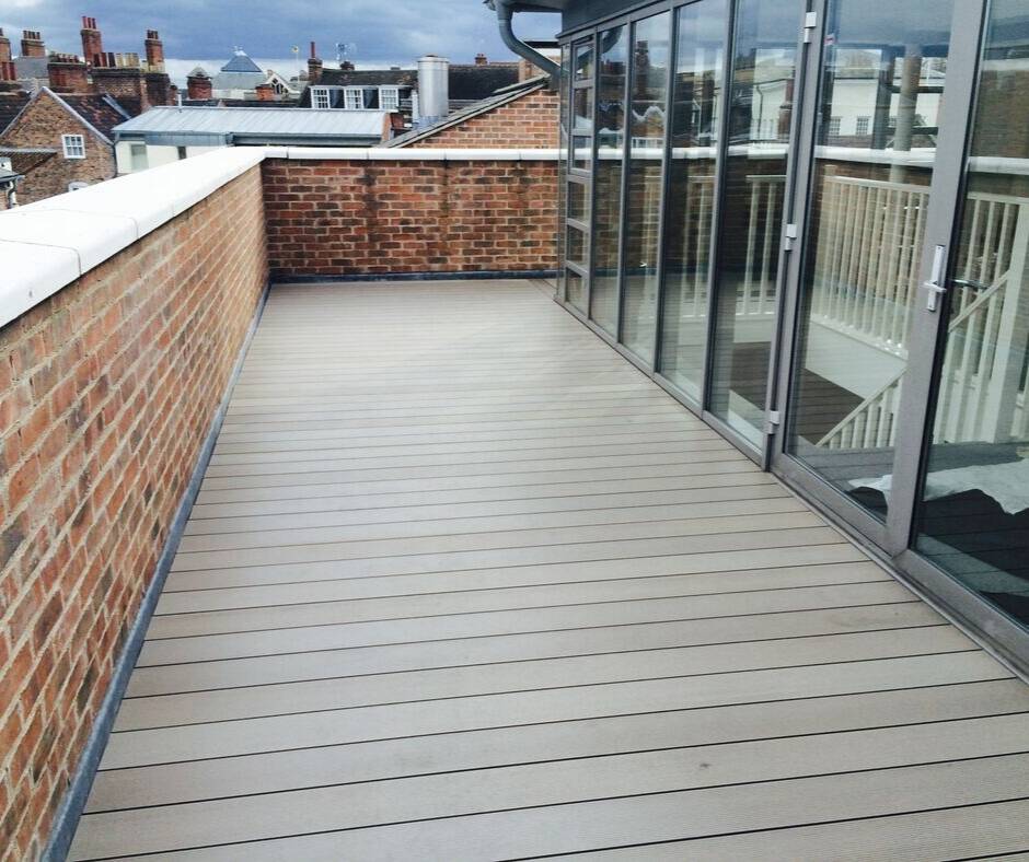 Ecoscape have a wide selection of grey composite decking