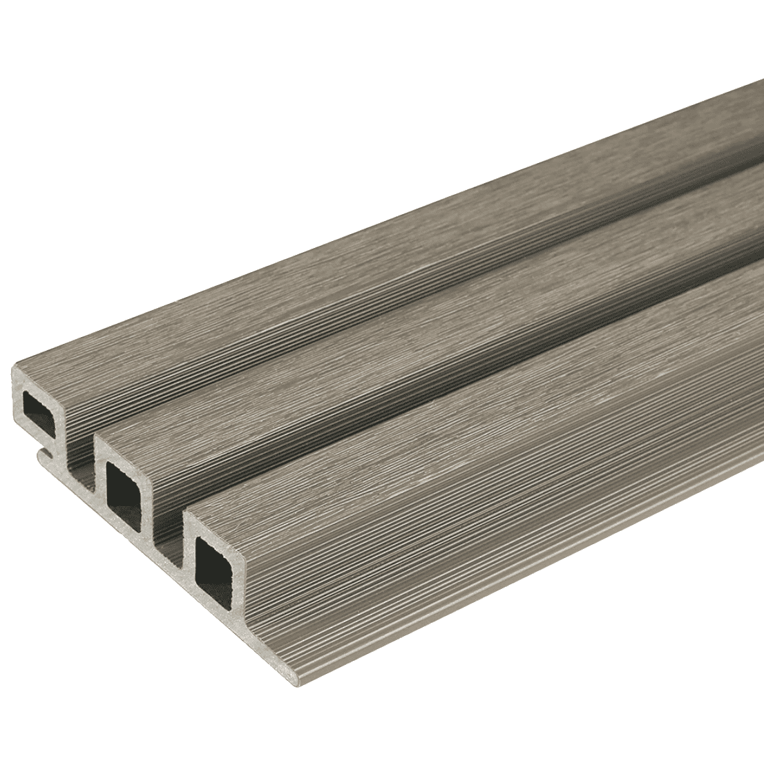 Silver Birch composite slatted cladding board