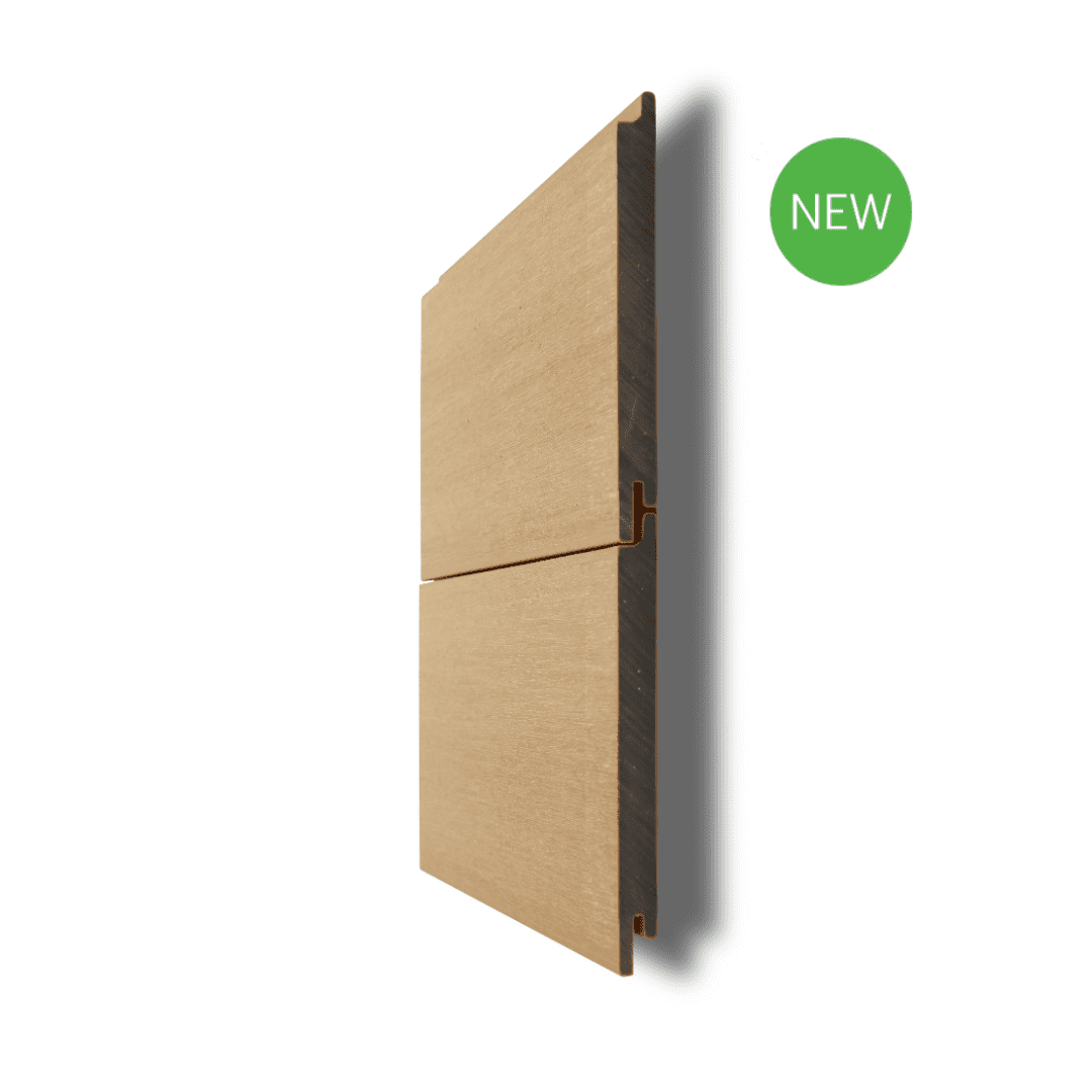 Natural Oak composite panel cladding board