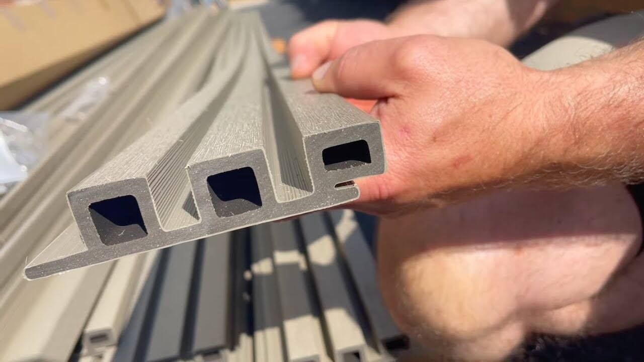 Slatted Composite Cladding
