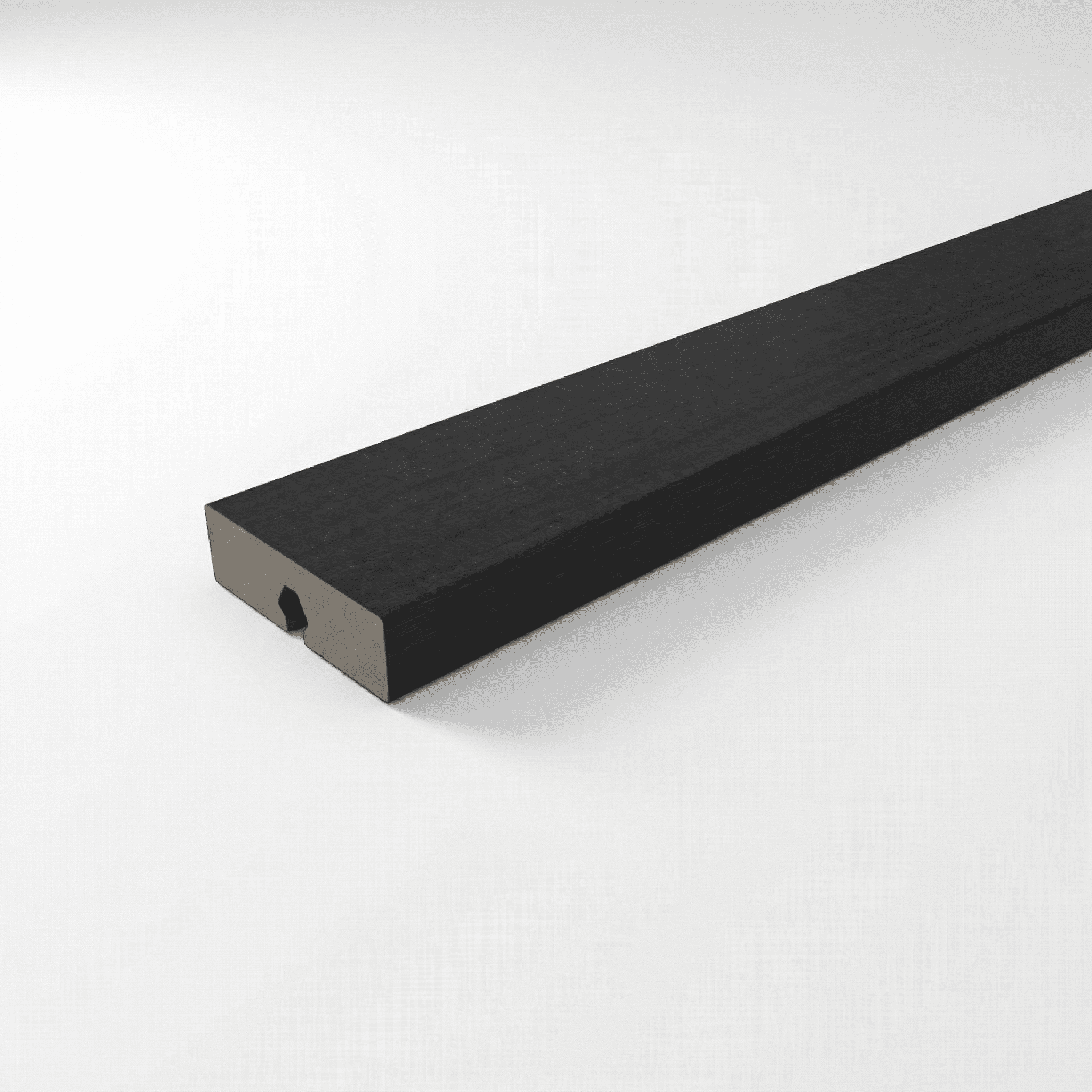 Charred Wood Forma Click for Grad® Composite Cladding Medium - 64mm x 20mm x 2500mm